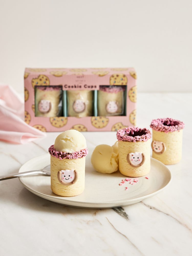 Christmas Kawaii Cookie Cups Set of 3 - Image 1 of 4