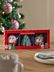 Christmas Santa and Friends Biscuit Mug Huggers Set of 3 - Image 2 of 4