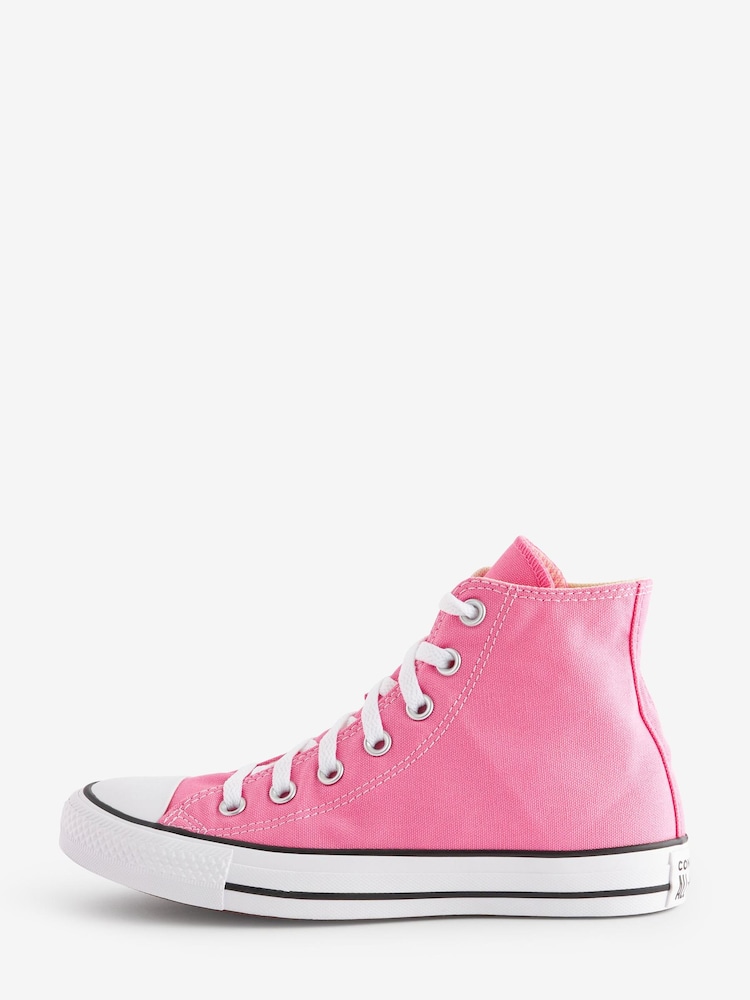 Converse Pink Chuck Taylor All Star Trainers - Image 2 of 6