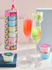 Set of 6 Christmas Candy Floss Drinks Toppers - Image 1 of 4