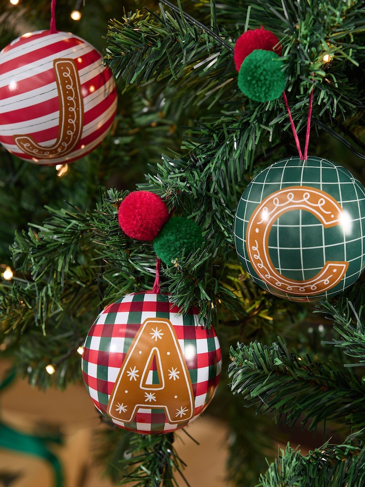 Christmas Monogram Bauble with Chocolate Coins - Image 2 of 5