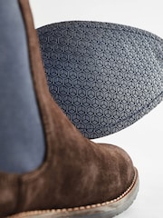 Brown Leather Chelsea Boots - Image 9 of 9