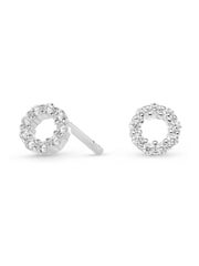 Beaverbrooks Cubic Zirconia Circle Stud Earrings - Image 2 of 4