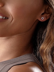 Beaverbrooks Cubic Zirconia Circle Stud Earrings - Image 3 of 4