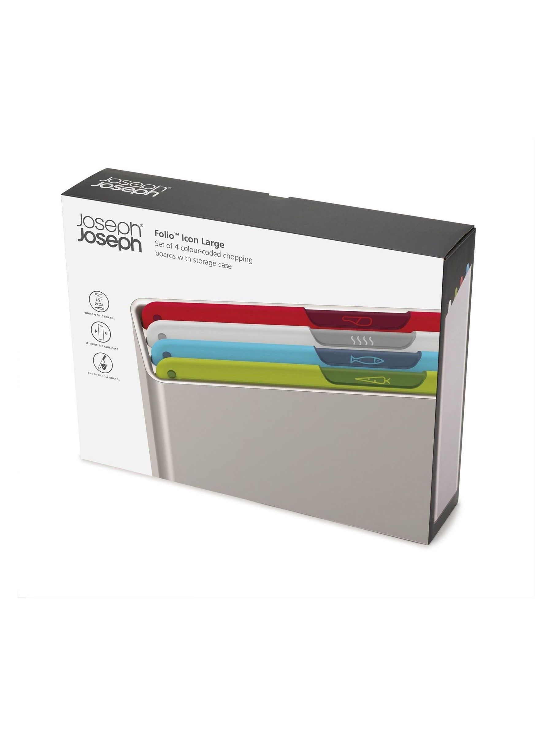 Buy Joseph Joseph 4 Piece Folio Icon Large Multicolour Chopping