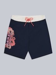 Animal Blue Light Womens Nora Classic Quick Drying Board Shorts - Image 6 of 7