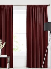 Merlot Red Burgundy Soho Made To Measure Curtains - Image 1 of 8