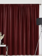 Merlot Red Burgundy Soho Made To Measure Curtains - Image 2 of 8