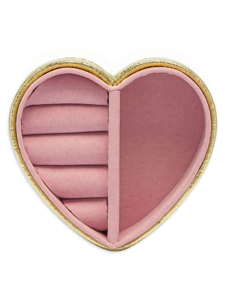 Estella Bartlett Gold Mini Heart Shape Jewellery Box - Image 3 of 3