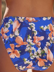 B By Ted Baker Navy Floral Bikini Bottoms - Imagen 3 de 4
