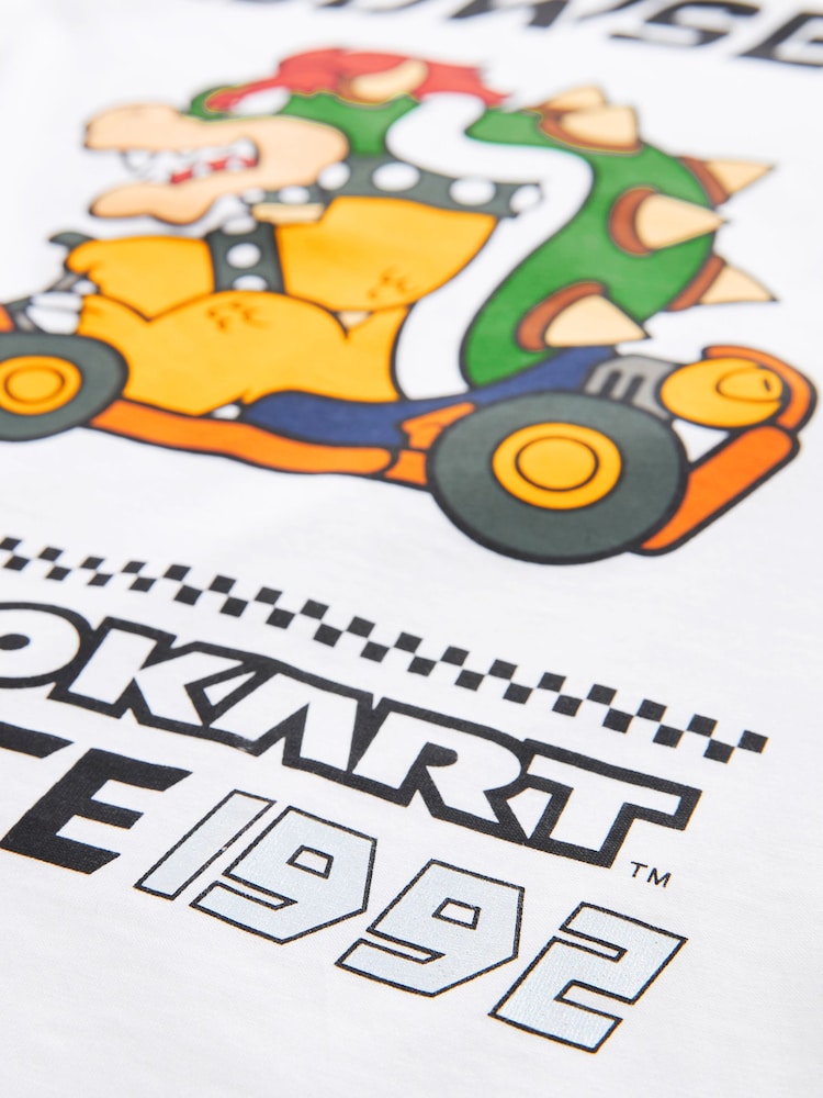 Bowser White Gaming T-Shirt (3-16yrs) - Image 3 of 3