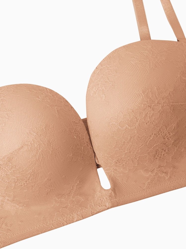 Nude Push-up U-Plunge Wired Strapless Bra - Image 10 of 10