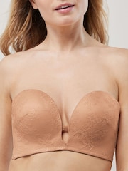 Nude Push-up U-Plunge Wired Strapless Bra - Image 2 of 10