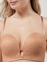Nude Push-up U-Plunge Wired Strapless Bra - Image 3 of 10