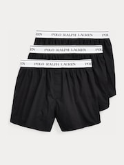 Ralph Lauren Black Cotton Boxers 3 Pack - Image 1 of 5