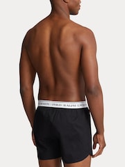 Ralph Lauren Black Cotton Boxers 3 Pack - Image 3 of 5