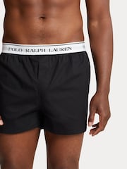 Ralph Lauren Black Cotton Boxers 3 Pack - Image 4 of 5