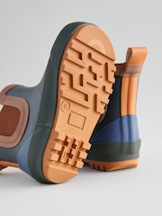 Navy Colourblock Warm Lined Ankle Wellies - Image 5 of 5