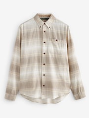 Natural Horizontal Stripe Long Sleeve Shirt - Image 8 of 10