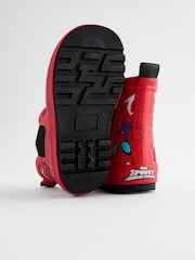 Red Spidey and Friends Warm Lined Ankle Wellies - Image 4 of 5
