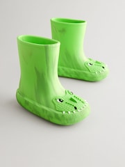 Grünes Krokodil - Leichte EVA-Gummistiefel mit Character-Muster - Bild 1 von 6