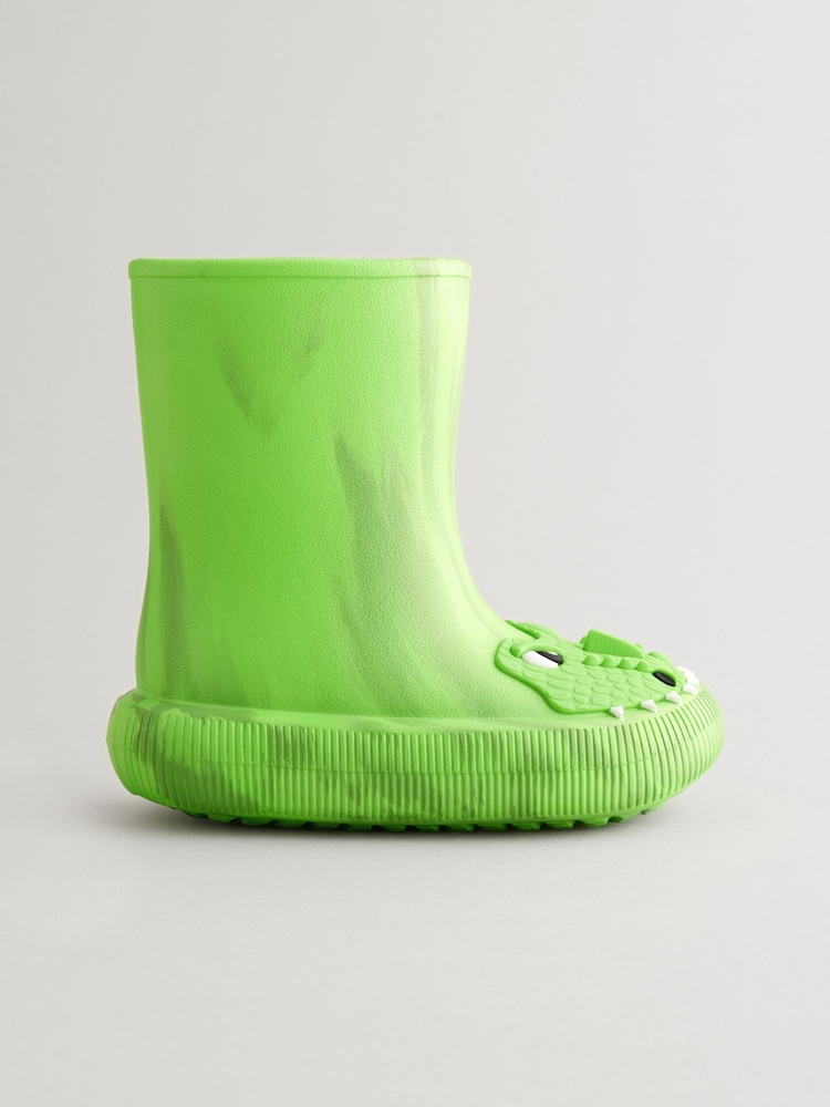 Grünes Krokodil - Leichte EVA-Gummistiefel mit Character-Muster - Bild 2 von 6 Grünes Krokodil - Leichte EVA-Gummistiefel mit Character-Muster - Bild 2 von 6