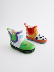 Ochre Yellow Toy Story Warm Lined Ankle Wellies - Image 1 of 4