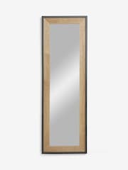Dark Natural Bronx Full Length Wall Mirror - Image 4 of 5