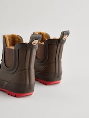 Brown Reindeer Warm Lined Ankle Wellies - Image 4 of 5