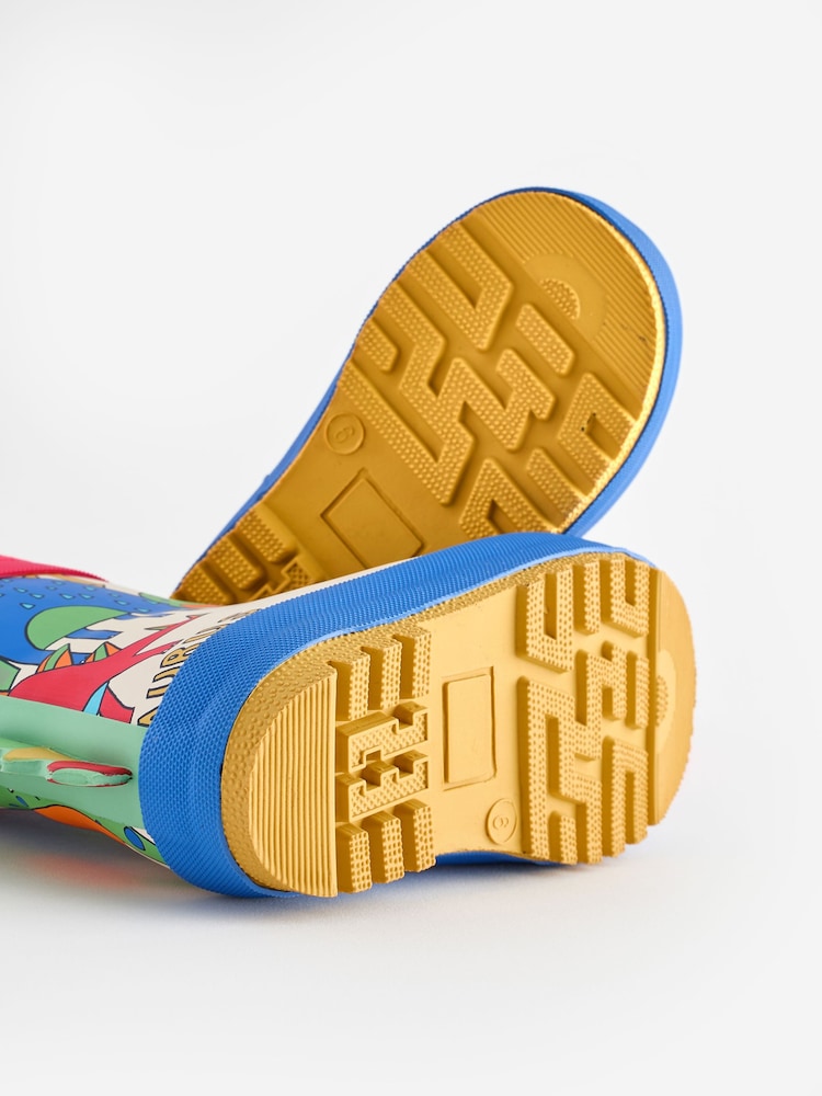 Buy Red/Blue Thermal Thinsulate™ Lined Cuff Wellies from the Next