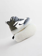 Black High Top Touch Fastening Light Up Trainers - Image 4 of 6