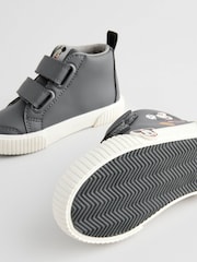 Grey Mickey Mouse Touch Fastening Hightop Boots - Image 4 of 6