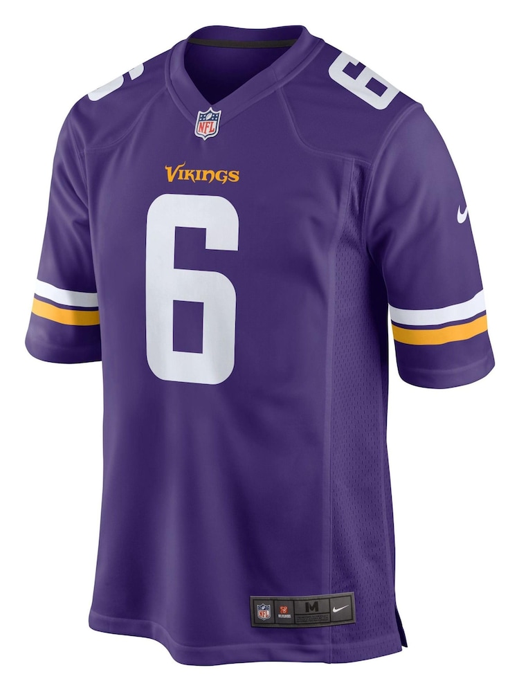 Nike Purple NFL Minnesota Vikings Home Game Jersey - Lewis Cine - Image 2 of 3