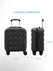 Flight Knight 45x36x20cm EasyJet Underseat 8 Wheel ABS Hard Case Cabin Carry On Hand Luggage - Image 2 of 7