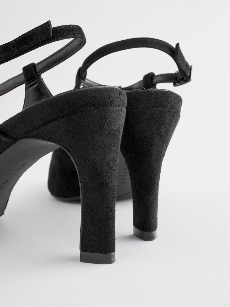Black Regular/Wide Fit Forever Comfort® With Motionflex Hardware Point Toe Heels - Image 11 of 11