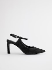 Black Regular/Wide Fit Forever Comfort® With Motionflex Hardware Point Toe Heels - Image 6 of 11