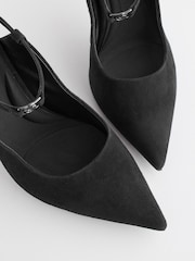 Black Regular/Wide Fit Forever Comfort® With Motionflex Hardware Point Toe Heels - Image 9 of 11