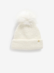 Ecru White Hat, Gloves And Scarf Set (3-16yrs) - Image 2 of 4
