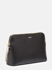 DKNY Black Bryant Dome Leather Cross Body Bag - Image 4 of 6