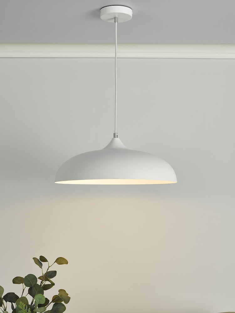 Dar Lighting White Kaelan Ceiling Light Pendant - Image 1 of 4