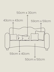 Evans Lichfield Teal Blue Opulence Draught Excluder - Image 3 of 4