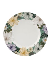 Portmeirion Set of 4 White Atrium Floral Side Plates - Image 3 of 4