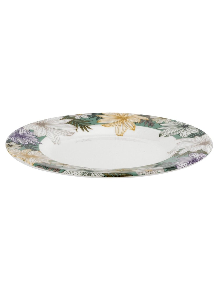 Portmeirion Set of 4 White Atrium Floral Side Plates - Image 4 of 4