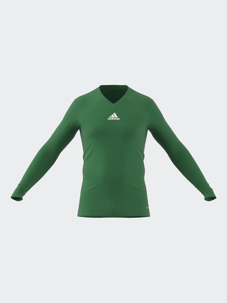 Зеленый - Базовый топ с длинными рукавами adidas Teamwear - Изображение 1 из 8