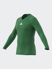 Зеленый - Базовый топ с длинными рукавами adidas Teamwear - Изображение 8 из 8