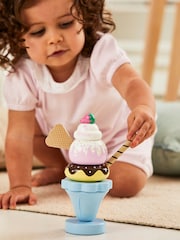 JoJo Maman Bébé Wooden Ice Cream Stacking Toy - Image 3 of 5