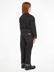 Calvin Klein Kids Denim Black Jumpsuit - Image 2 of 5