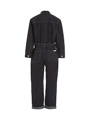 Calvin Klein Kids Denim Black Jumpsuit - Image 5 of 5