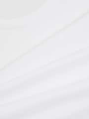 Reiss White Capri Cotton Crew Neck T-Shirt - Image 6 of 6