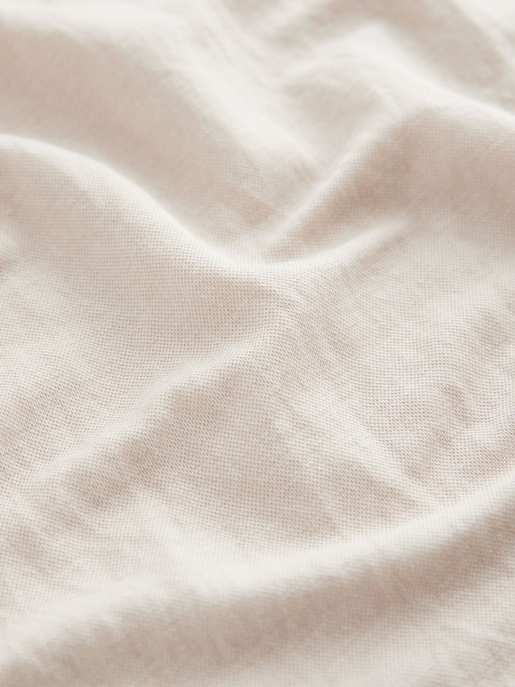Ecru Relaxed Fit Drawstring Hem Shirt - Image 7 of 7